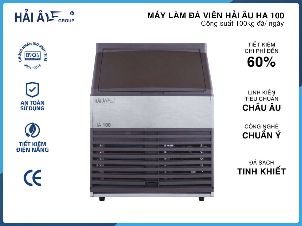 Máy Làm Đá Viên Hải Âu HA 100