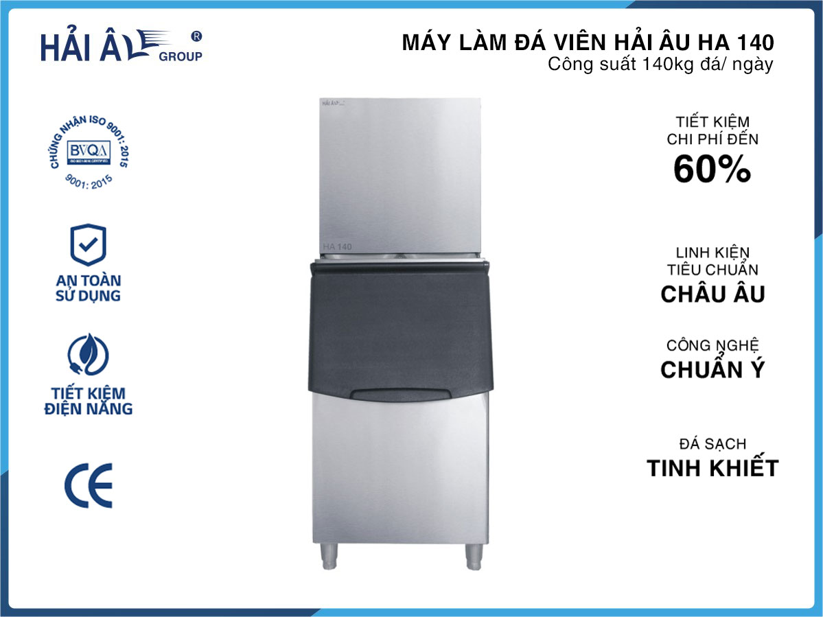Máy Làm Đá Viên Hải Âu HA 140