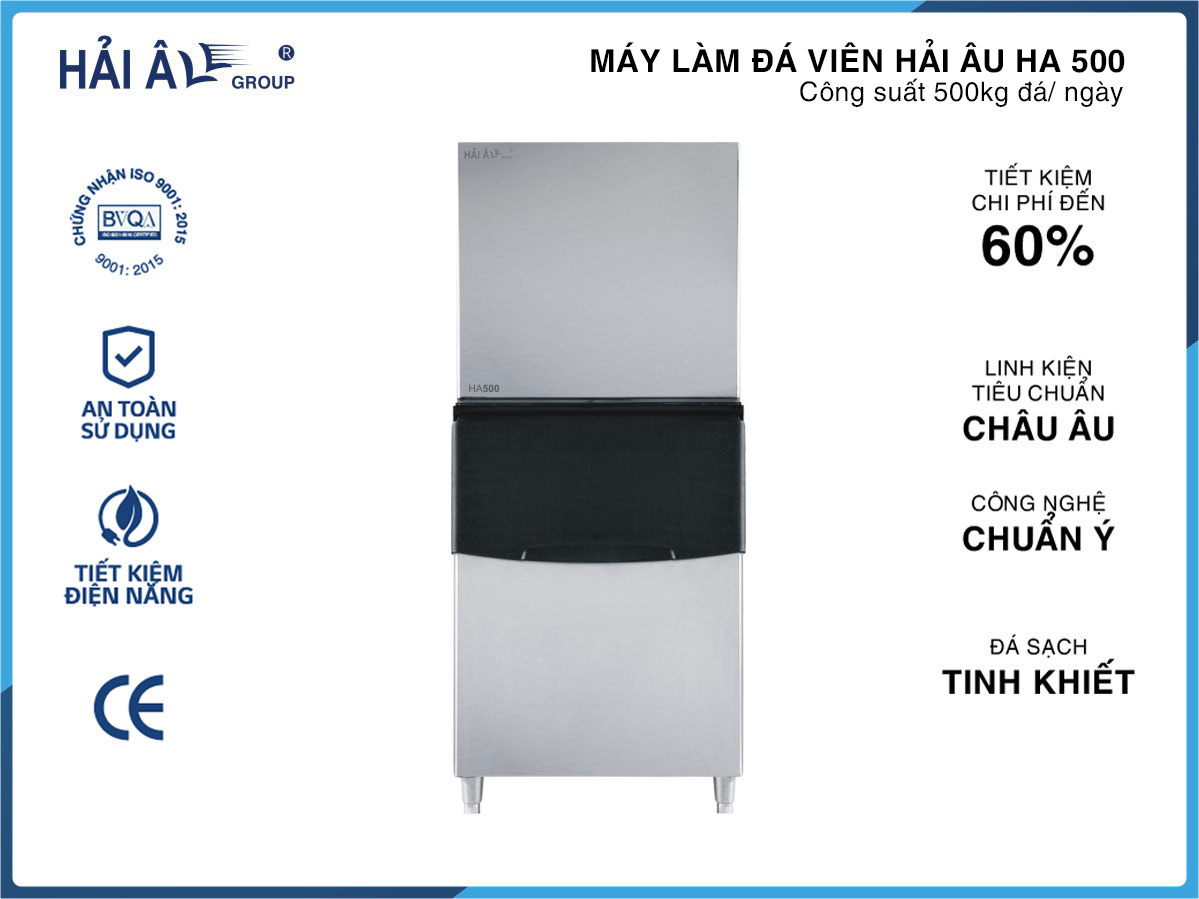 Máy Làm Đá Viên Hải Âu HA 500
