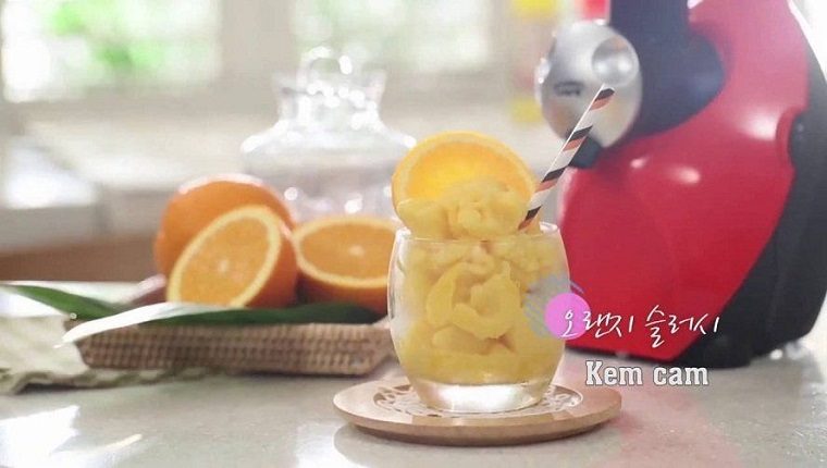 máy làm kem hoa quả