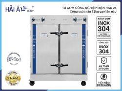Tủ Nấu Cơm Công Nghiệp Hải Âu HAD 24 – Điện 24 Khay