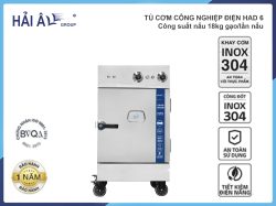Tủ Nấu Cơm Công Nghiệp Hải Âu HAD 6 – Điện 6 Khay