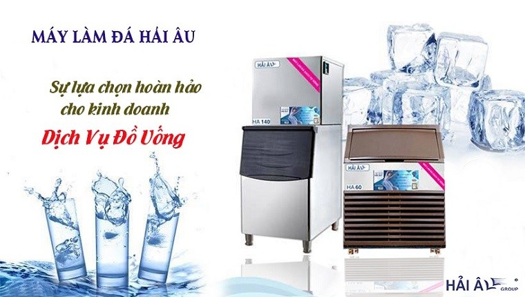 lựa chọn máy làm đá cho doanh nghiệp quán nước