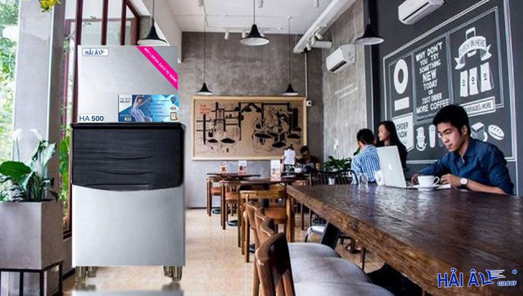 máy làm đá kinh doanh nhà hàng