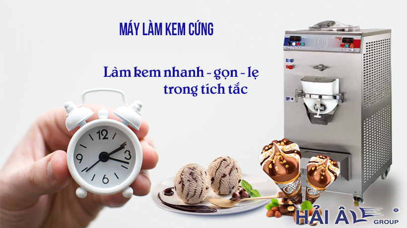 Làm kem nhanh gọn