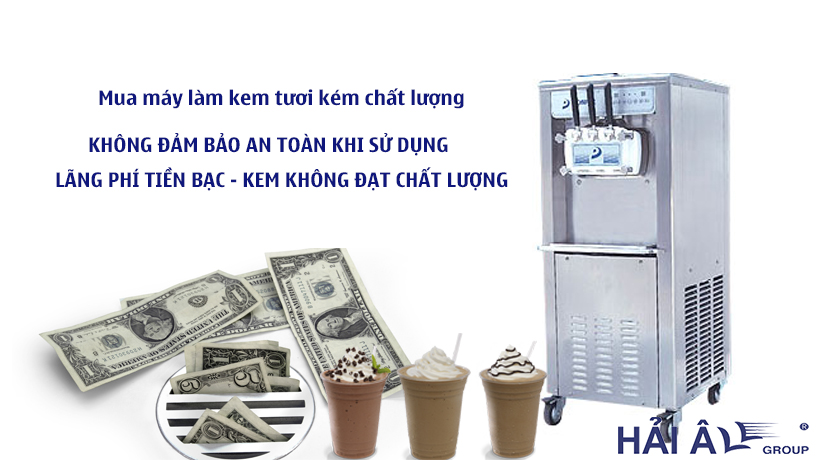 máy kem tươi chính hãng