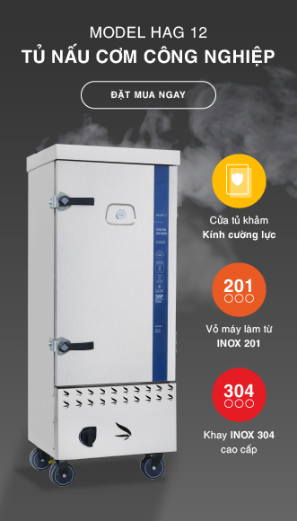 tủ nấu cơm công nghiệp Hải Âu