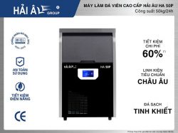 Máy Làm Đá Viên Cao Cấp Hải Âu HA 50P