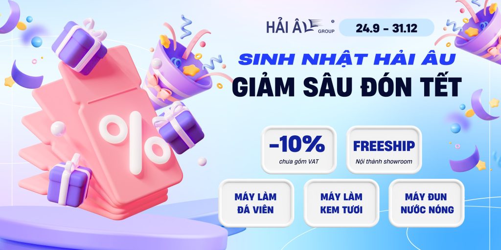 Khuyến mãi sinh nhật Hải Âu Group