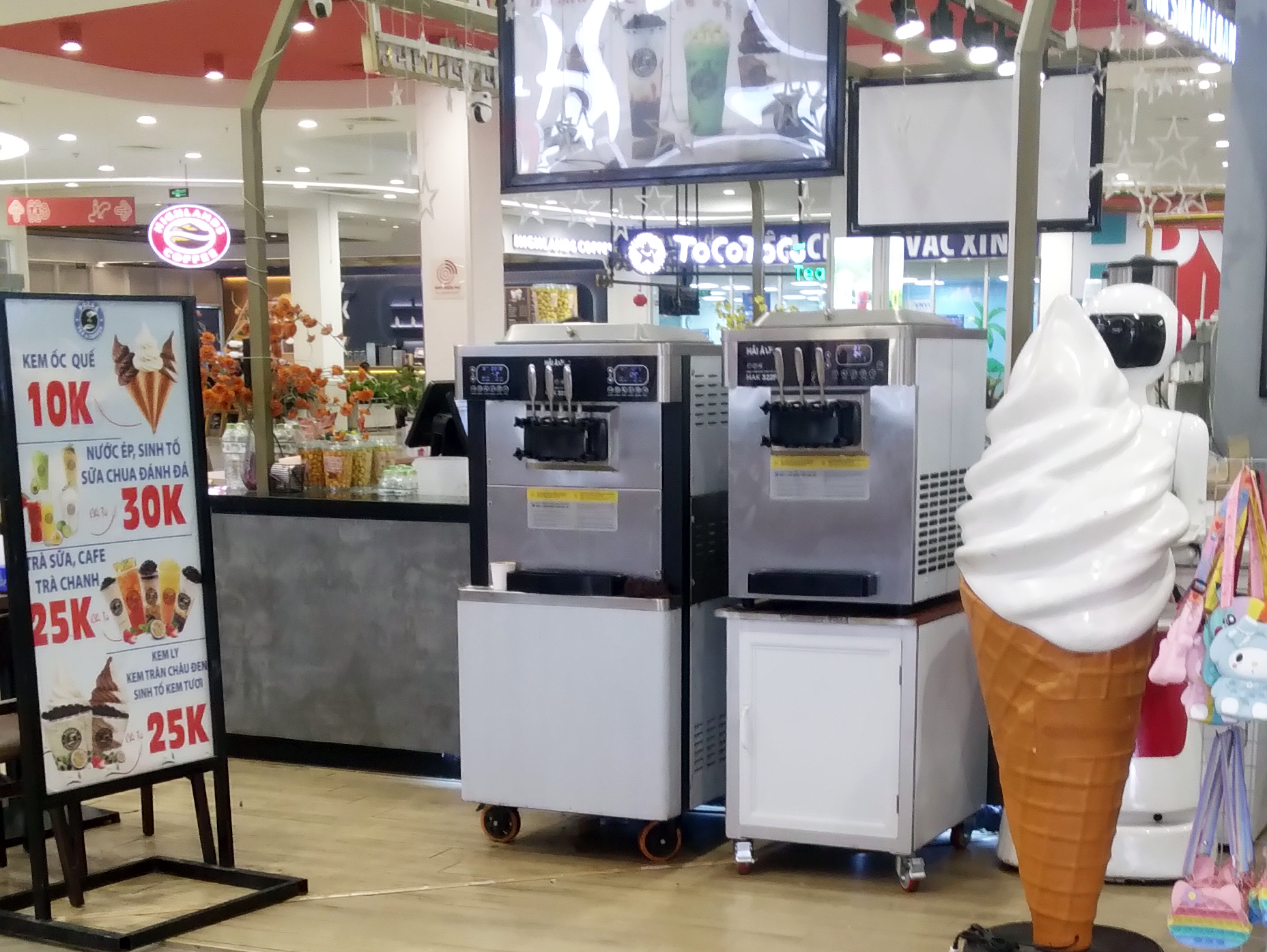 Pre-summer máy làm kem tươi Hải Âu